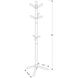 Lynn 69 inch White Coat Rack