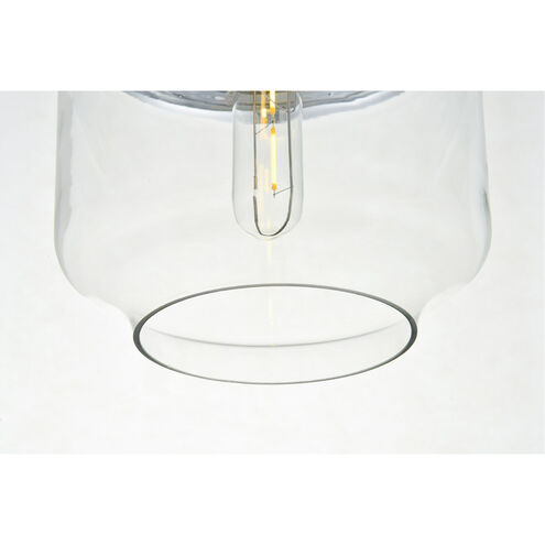 Lock Haven 1 Light 7.1 inch Chrome Pendant Ceiling Light
