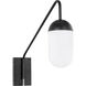 Malta 1 Light 5 inch Black Wall sconce Wall Light