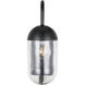 Malta 1 Light 4.8 inch Black Wall sconce Wall Light