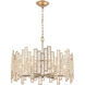 Swissvale 6 Light 24 inch Polished Nickel Chandelier Ceiling Light