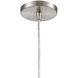 Summi 1 Light 5 inch Satin Nickel Mini Pendant Ceiling Light