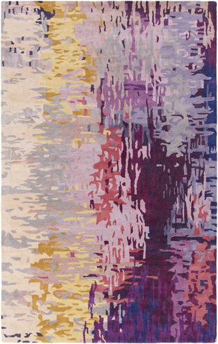 Utica 108 X 72 inch Burgundy Rug, Rectangle