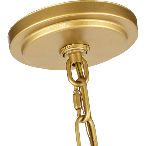 Geneseo 6 Light 22 inch Brass Pendant Ceiling Light