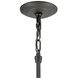 Middlesex 15 Light 36 inch Aged Black with Aged Gray and Clear Chandelier Ceiling Light