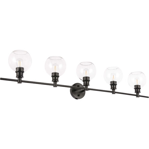 Syracuse 5 Light 47 inch Black Wall sconce Wall Light