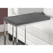 Bethlehem 25 X 18 inch Grey Accent End Table or Snack Table