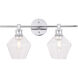 Rochester 2 Light 19 inch Chrome Wall sconce Wall Light