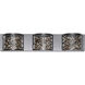Troy 3 Light 24 inch Bronze Bath Vanity Light Wall Light