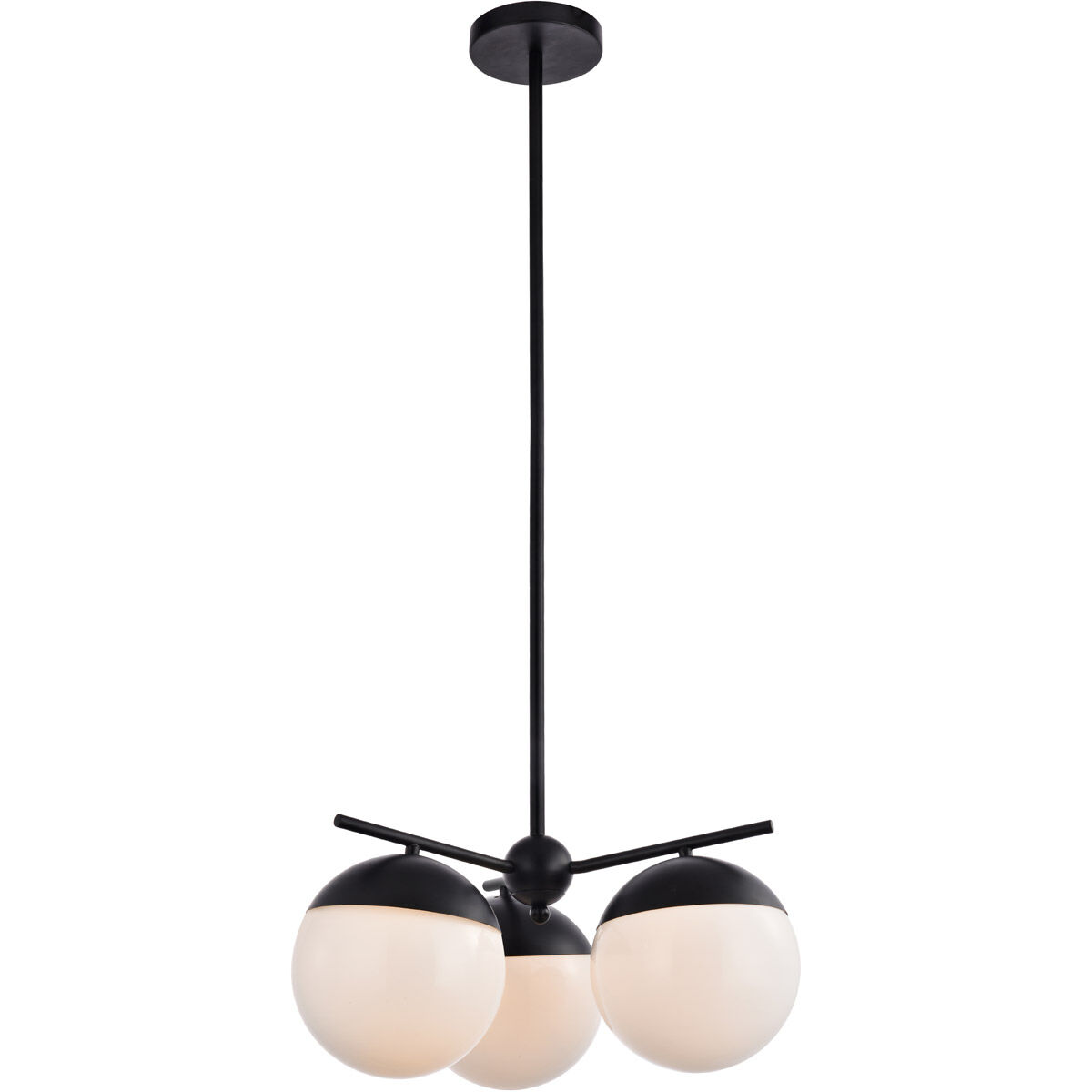Oyster Bay 3 Light 21 inch Black Pendant Ceiling Light