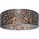 Troy LED 23.5 inch Bronze Flush Mount Ceiling Light