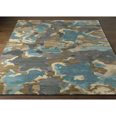 Manchester 132 X 96 inch Pale Blue Rug, Rectangle