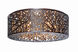 Troy 9 Light 23.5 inch Bronze Flush Mount Ceiling Light