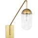 Malta 1 Light 4.8 inch Brass Wall sconce Wall Light