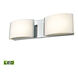 Manlius LED 16 inch Chrome Vanity Light Wall Light