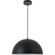 Scotland 1 Light 16 inch Black Pendant Ceiling Light