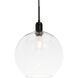 Rensselaer 1 Light 13 inch Black Pendant Ceiling Light