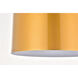 Amity 1 Light 11 inch Satin Gold Pendant Ceiling Light