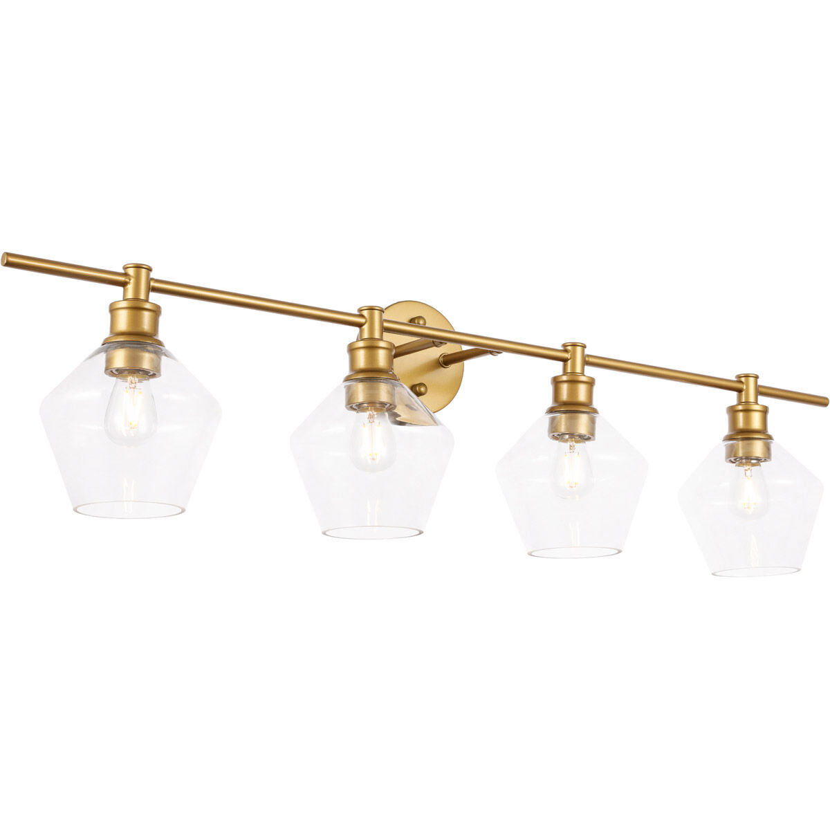 Rochester 4 Light 38 inch Brass Wall sconce Wall Light