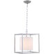 Franklin 1 Light 12 inch Vintage Silver Pendant Ceiling Light