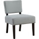 Bensalem Blue and Grey Accent Chair