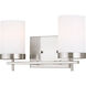 Reading 2 Light 14 inch Brushed Nickel Bath Vanity Wall Light