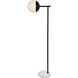 Oyster Bay 50.5 inch 40 watt Black Floor Lamp Portable Light