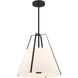 Stevens 4 Light 20 inch Black Pendant Ceiling Light
