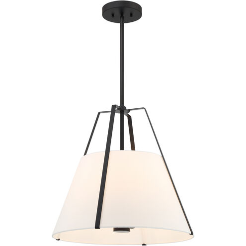 Stevens 4 Light 20 inch Black Pendant Ceiling Light