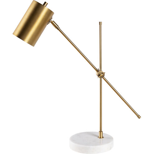Ira 24 inch 40 watt Brass Table Lamp Portable Light