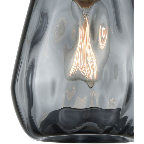 London 1 Light 7 inch Satin Nickel Mini Pendant Ceiling Light