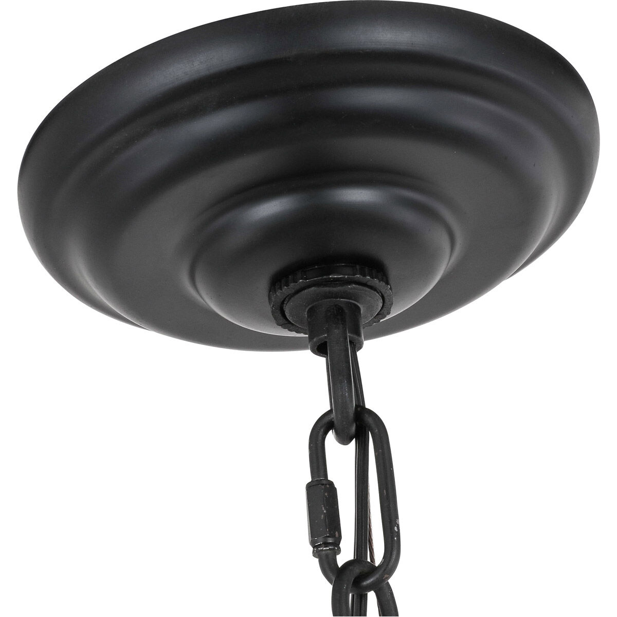Oyster Bay 4 Light 16 inch Brass and Black Pendant Ceiling Light