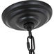 Oyster Bay 4 Light 16 inch Brass and Black Pendant Ceiling Light