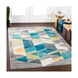 Milton 91 X 63 inch Deep Teal Rug, Rectangle