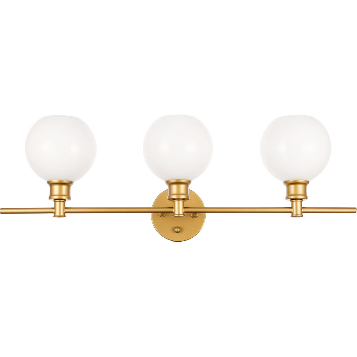 Syracuse 3 Light 28 inch Brass Wall sconce Wall Light