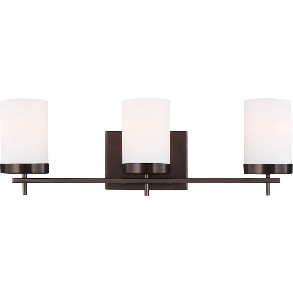 Reading 3 Light 24 inch Brushed Oil Rubbed Bronze Bath Vanity Wall Light