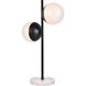 Oyster Bay 23 inch 40 watt Black Table Lamp Portable Light