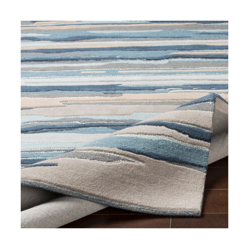 Easton 120 X 96 inch Dark Blue Rug, Rectangle