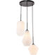 Rochester 3 Light 17 inch Black Pendant Ceiling Light