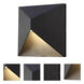 Seward LED 7.96 inch Black Outdoor Wall Sconce