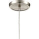 Batavia 1 Light 8 inch Satin Nickel Pendant Ceiling Light