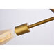 Newtown 6 Light 29 inch Brass Pendant Ceiling Light