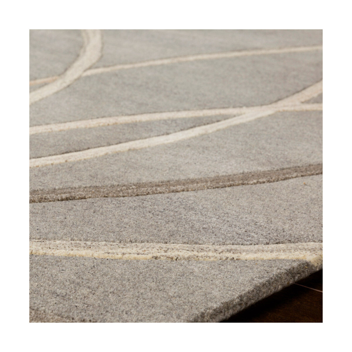 Philadelphia 132 X 96 inch Medium Gray Rug, Rectangle