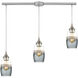 Batavia 3 Light 36 inch Satin Nickel Pendant Ceiling Light