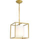 Franklin 1 Light 12 inch Brass Pendant Ceiling Light