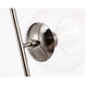 Monroe 2 Light 8 inch Chrome Pendant Ceiling Light