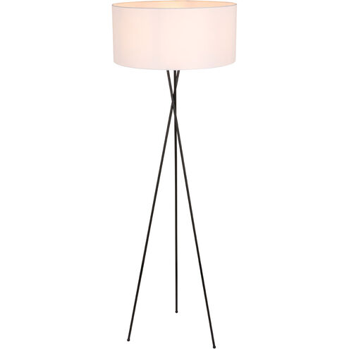 Moreau 66 inch 60 watt Black Table lamp Portable Light