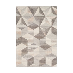 Hastings 90 X 60 inch Cream/Taupe/Medium Gray/Dark Brown/Camel Rugs, Rectangle