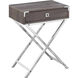 Seneca 24 X 18 inch Dark Taupe Accent End Table or Night Stand