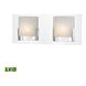 Hayfield LED 14.5 inch Chrome Vanity Light Wall Light